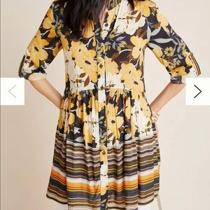 Anthropologie- Bl-nk Hadley Button-Front Tunic, Size: Small